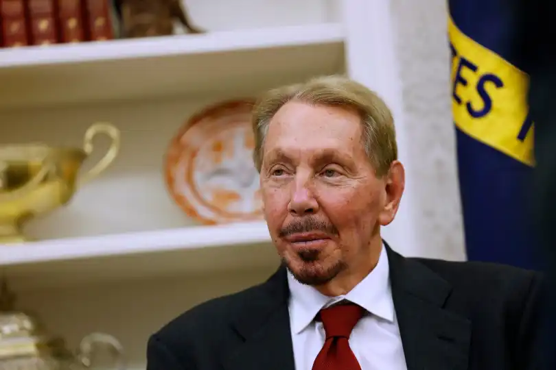 Oracle founder Larry Ellison has pledged to give away 95% of his $393B fortune—but sudden leadership changes fuel a mystery